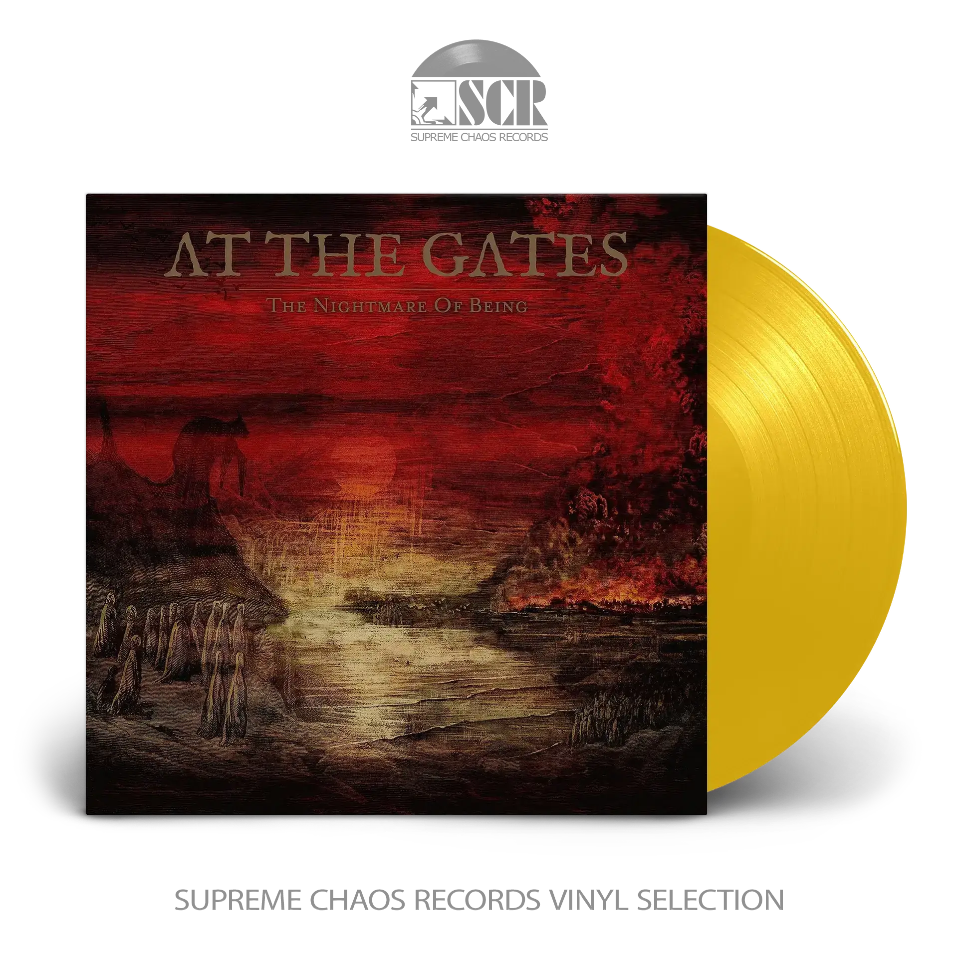 AT THE GATES · The Nightmare Of Being | GOLD LP (Death Metal Vinyl)