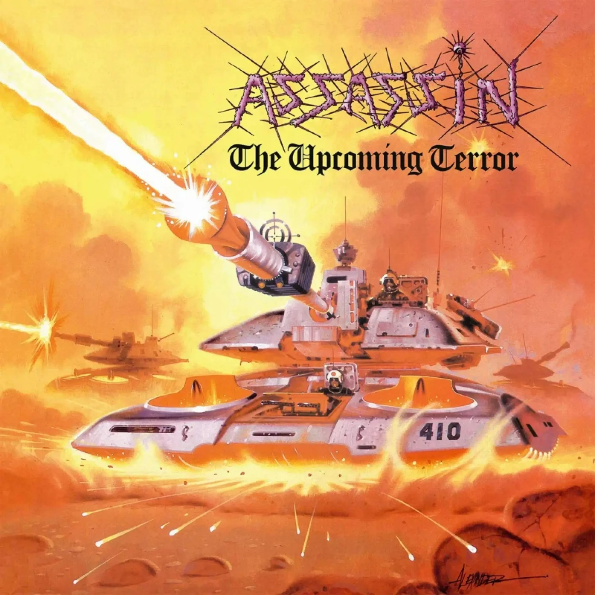 ASSASSIN - The Upcoming Terror · BLACK LP 1