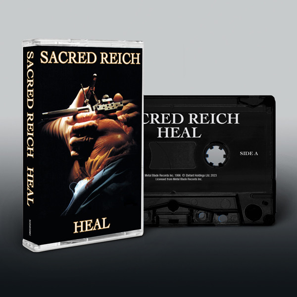 SACRED REICH · Heal | BLACK TAPE (Thrash Metal Tapes)