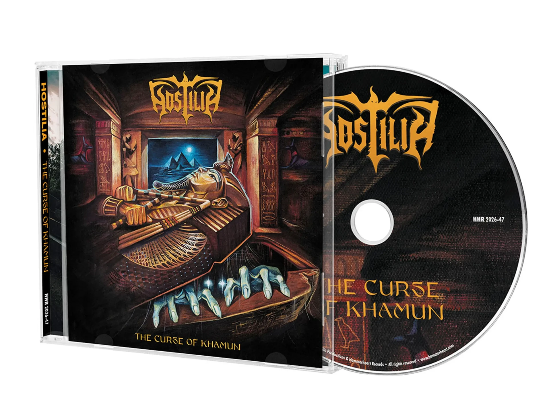 HOSTILIA · The Curse of Khamun | CD (Thrash Metal CDs) · Picture 2