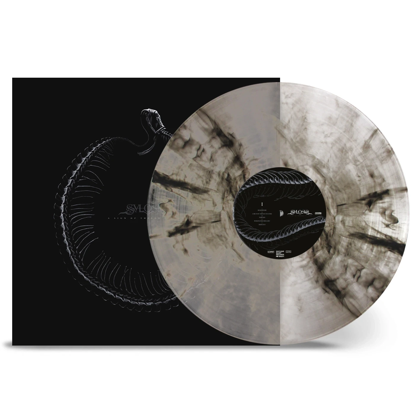 SYLOSIS · A Sign Of Things To Come | CRYSTAL CLEAR/BLACK SPLATTER LP (Melodic Death Metal Vinyl)