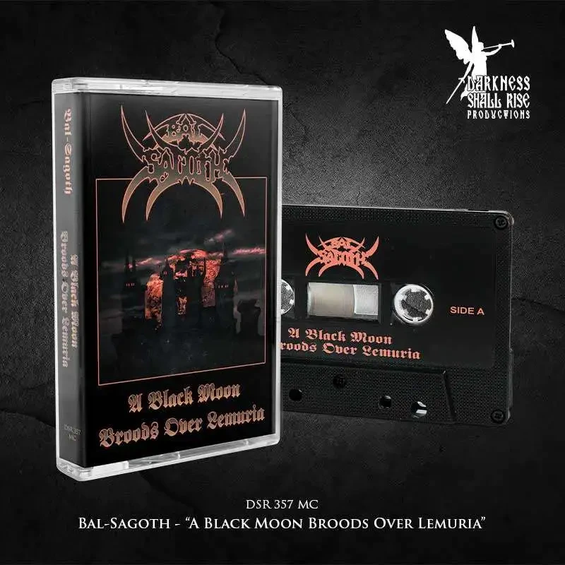 BAL-SAGOTH · A Black Moon Broods over Lemuria | BLACK TAPE (Heavy Metal/Black Metal Tapes)