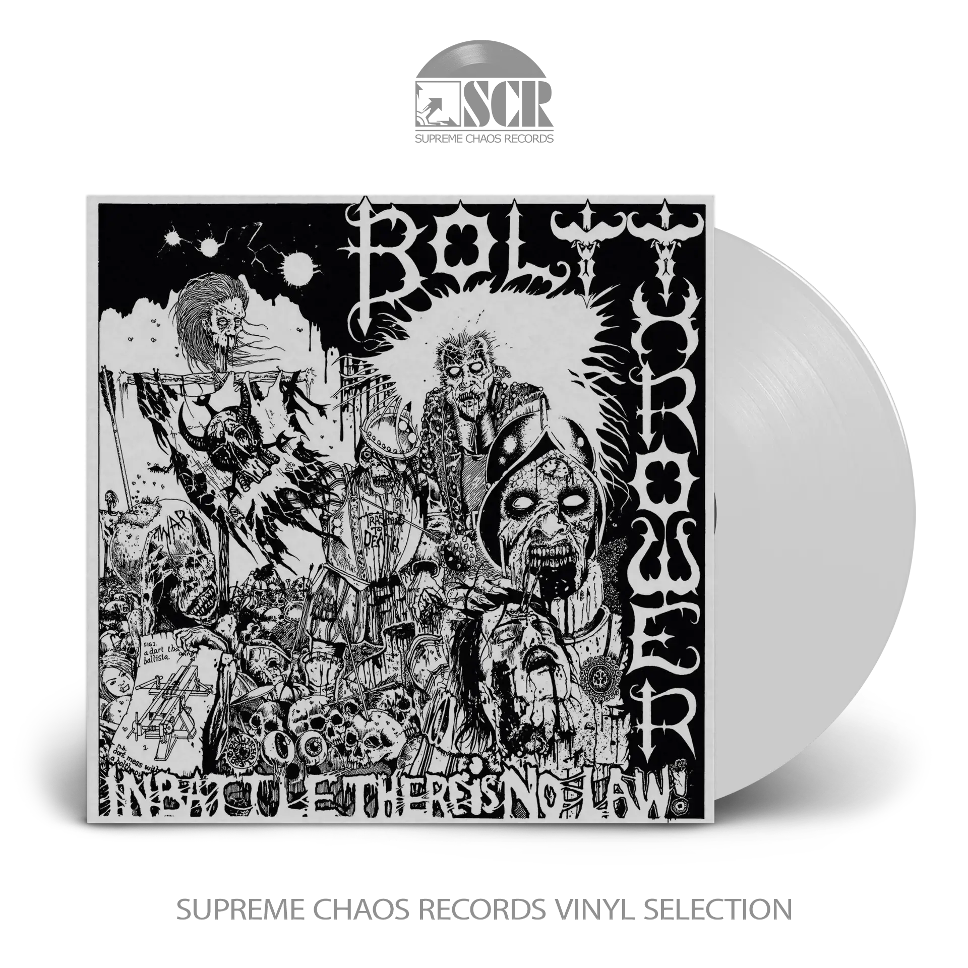 BOLT THROWER · In Battle There Is No Law! (Re-Release) | WHITE LP (Death Metal Vinyl)