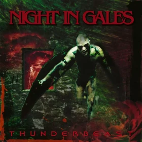 NIGHT IN GALES · Thunderbeast | YELLOW/BLACK MARBLED LP (Death Metal Vinyl) · Picture 1