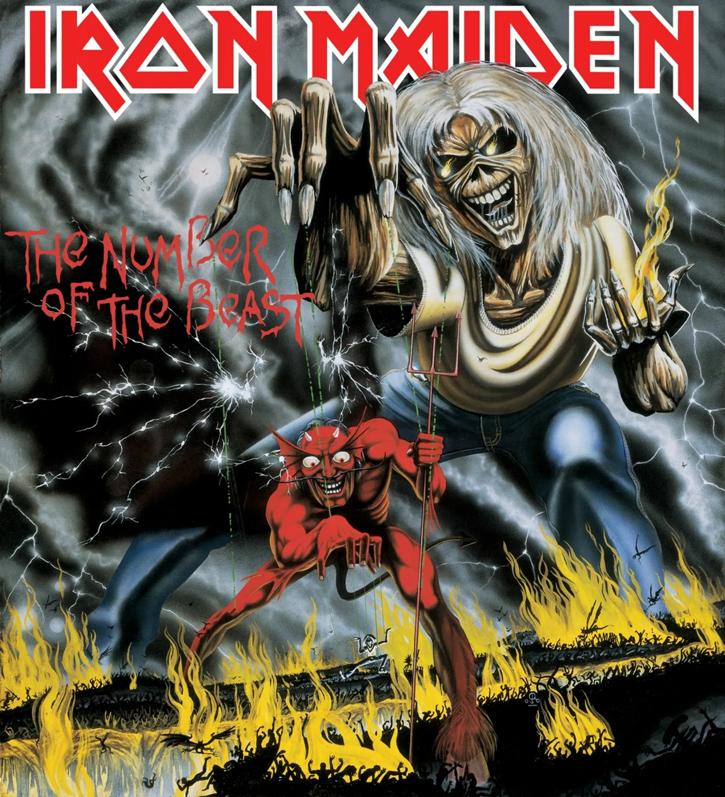 IRON MAIDEN · The Number Of The Beast (Remastered) | BLACK LP (Heavy Metal Vinyl) · Picture 1