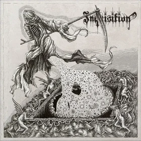 INQUISITION · Black Mass For A Mass Grave (Monochrome Edition) | BLACK 2LP (Black Metal Vinyl) · Picture 1