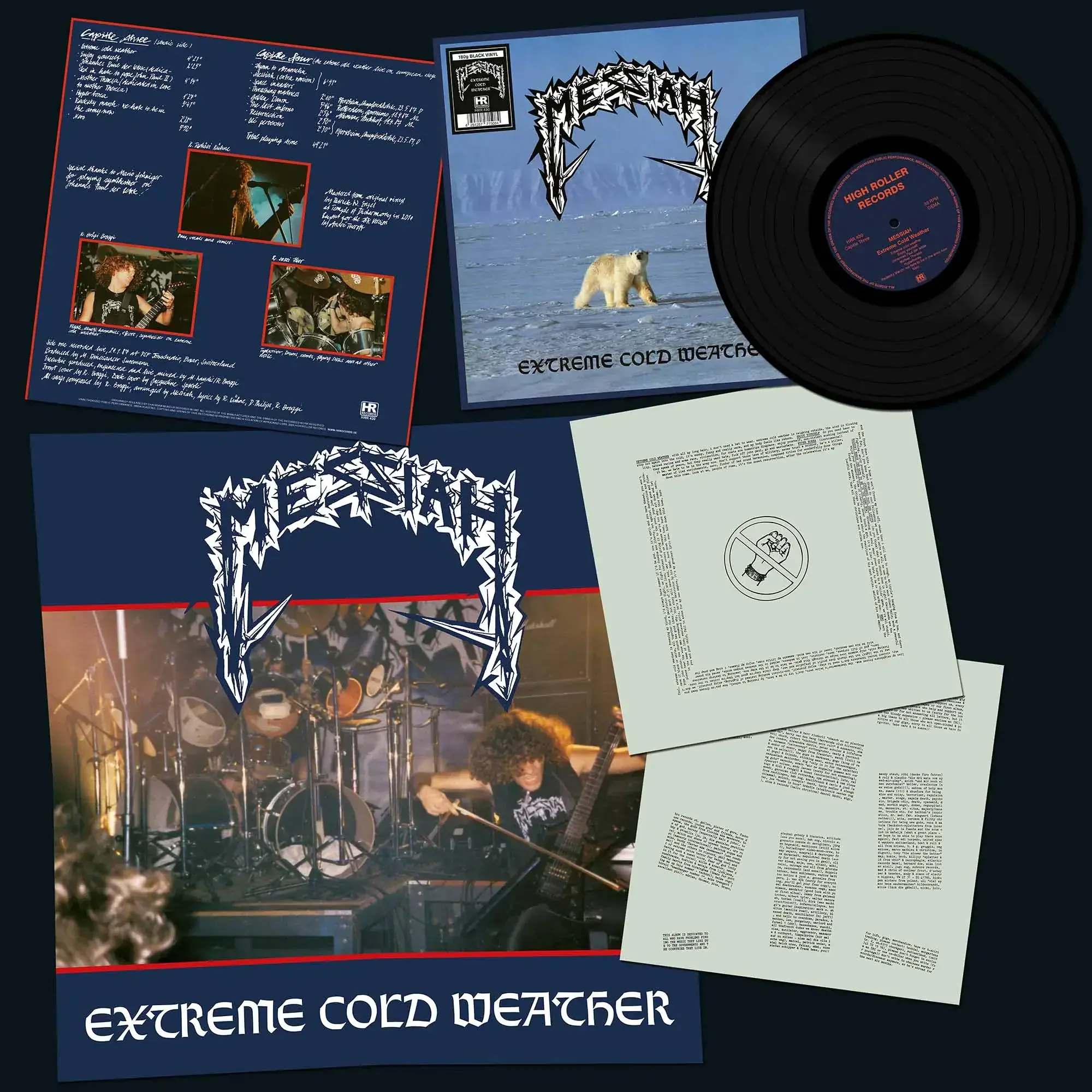 MESSIAH · Extreme Cold Weather (Re-Issue 2014) | BLACK LP (Thrash Metal/Death Metal Vinyl) · Picture 2