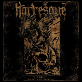HORRESQUE · Chasms Pt. I - Avarice and Retribution | YELLOW/BLACK LP (Death Metal/Black Metal Vinyl) · Picture 2