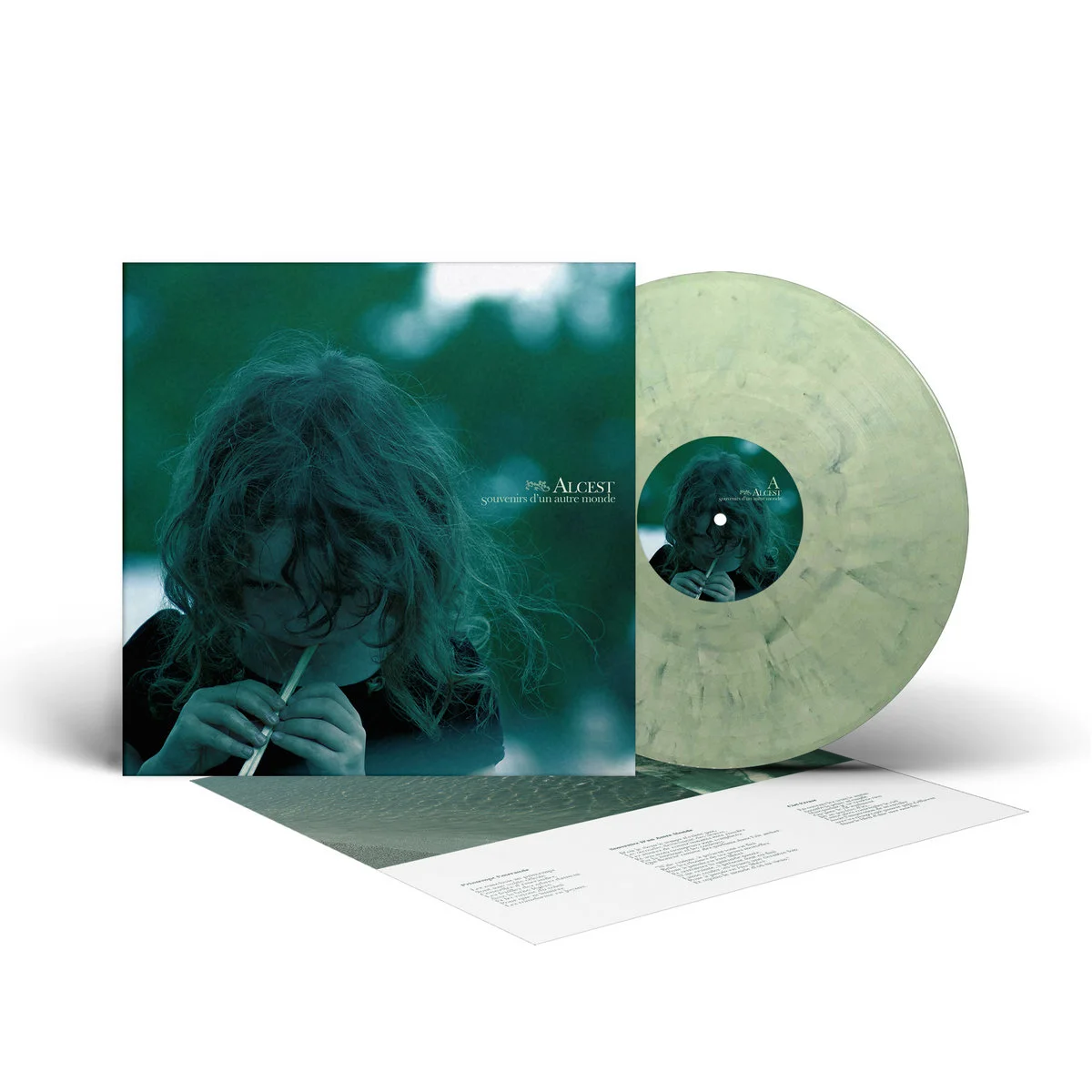 ALCEST · Souvenirs D'un Autre Monde | WHITE/GREEN MARBLED LP (Black Metal/Progressive Rock Vinyl) · Picture 3