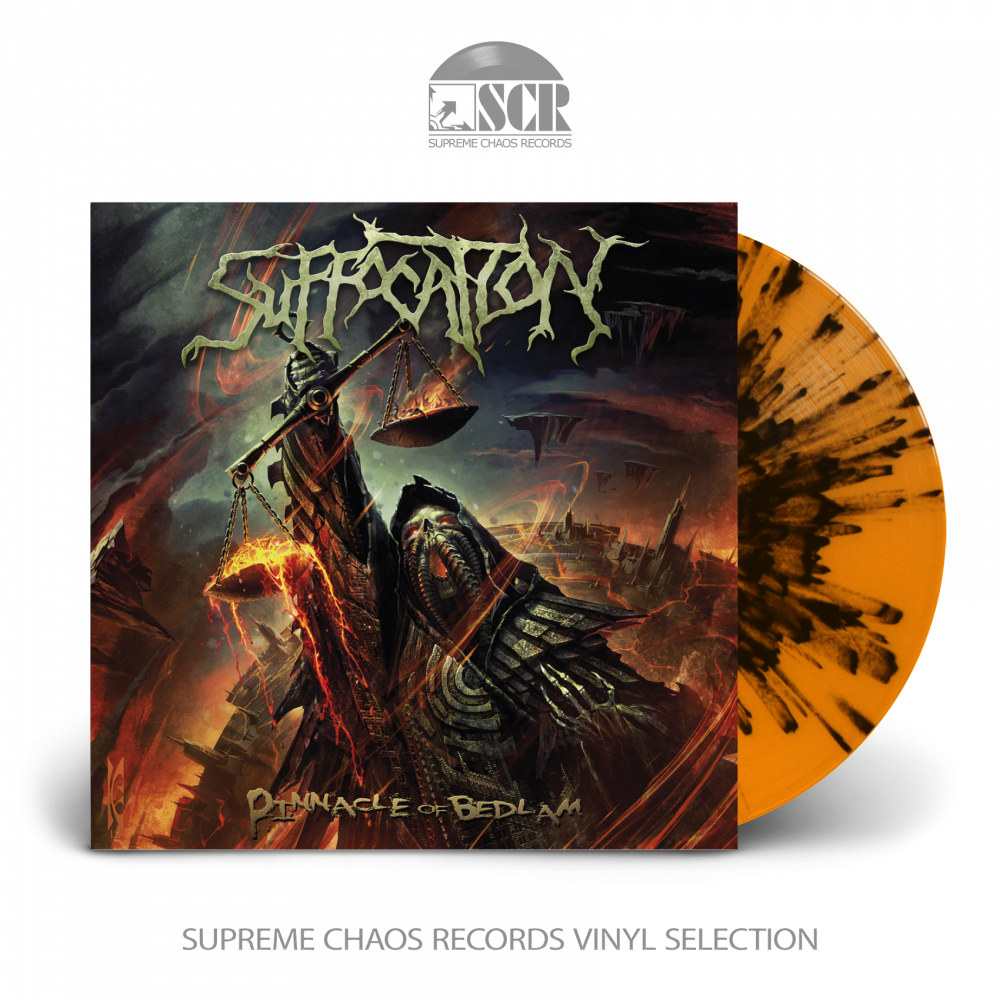 SUFFOCATION · Pinnacle Of Bedlam | ORANGE/GREY/GREEN LP (Death Metal Vinyl)