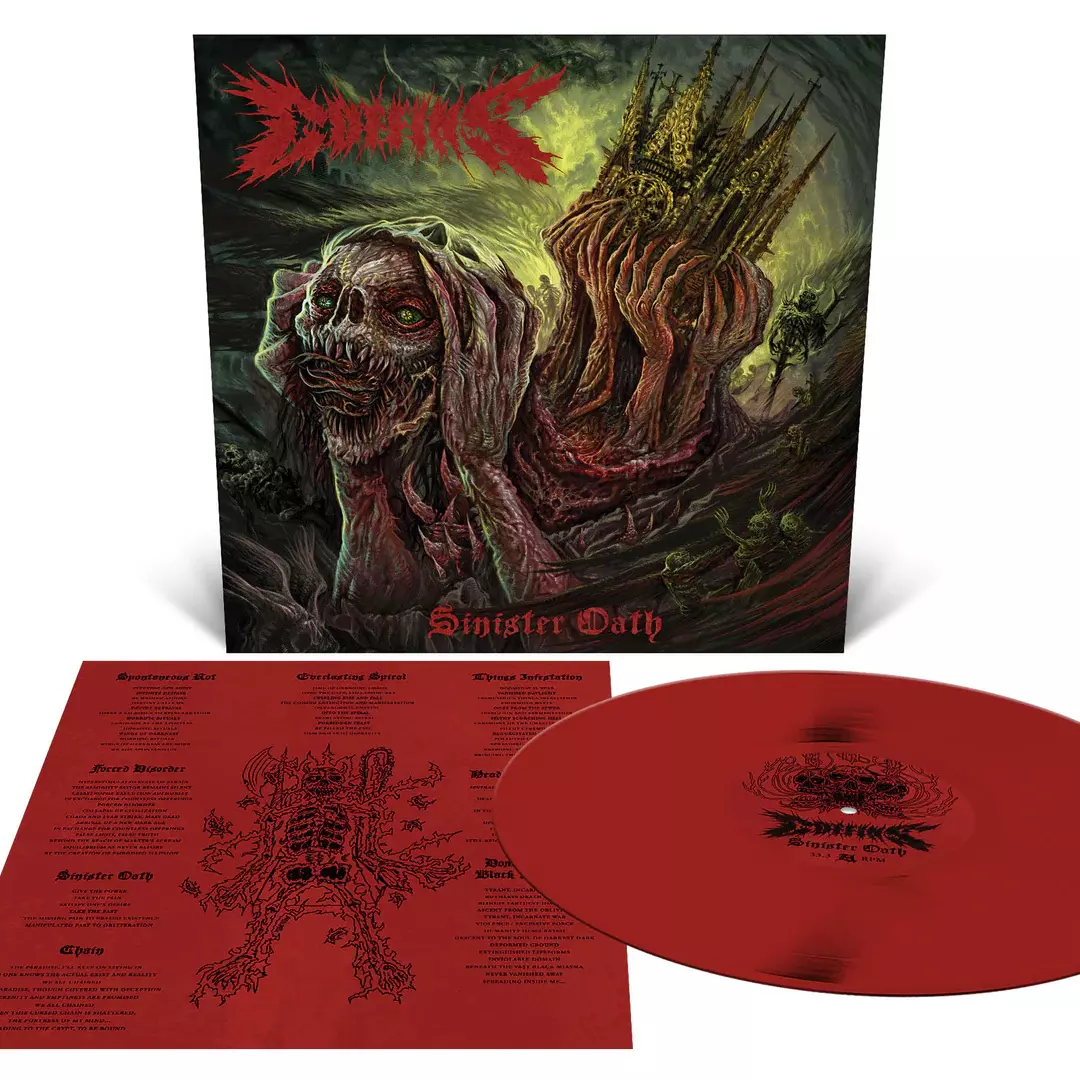 COFFINS · Sinister Oath | OXBLOOD RED LP (Death Metal Vinyl)