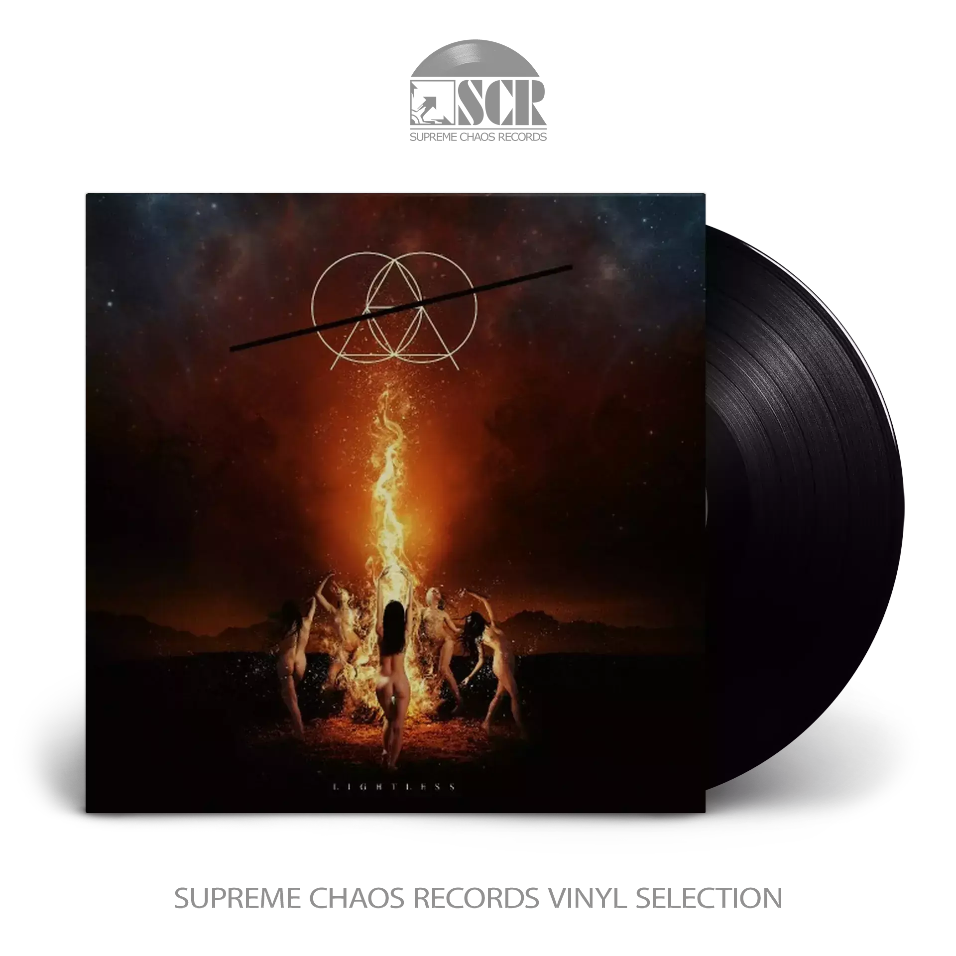 VIPASSI · Lightless | BLACK LP (Extreme Progressive Metal Instrumental Vinyl)