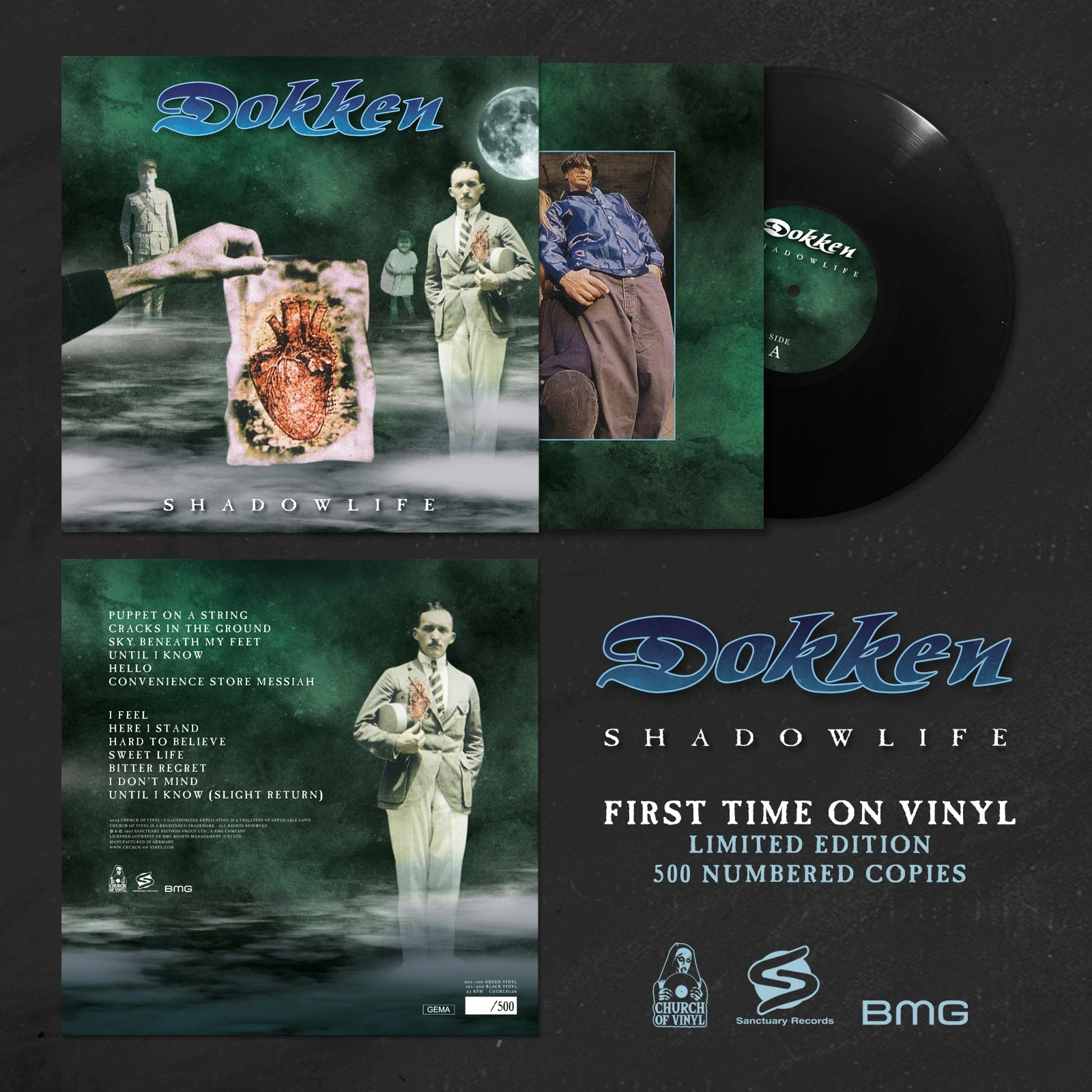 DOKKEN · Shadowlife | BLACK LP (Hard Rock Vinyl)