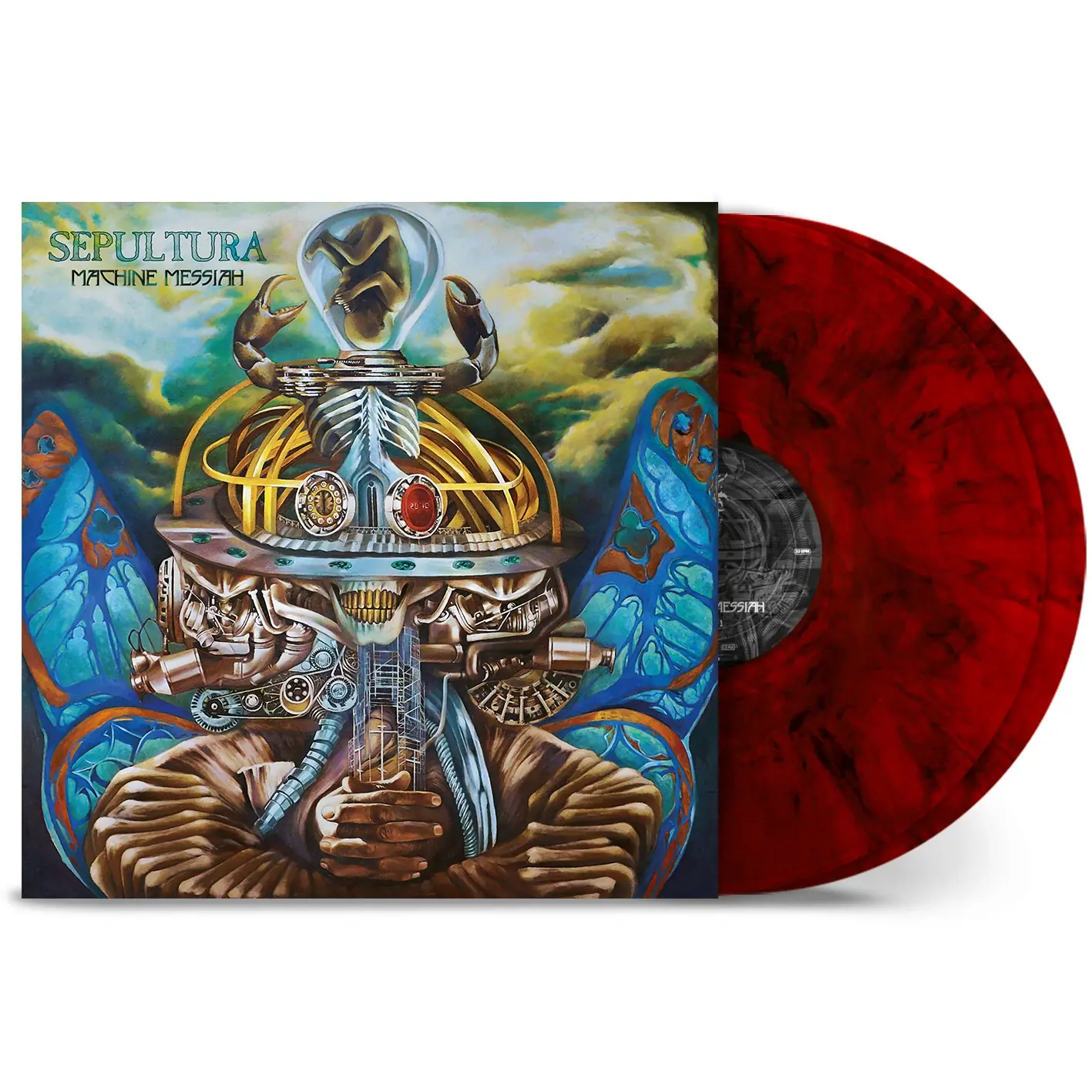 SEPULTURA · Machine Messiah | RUBY RED MARBLED 2LP (Thrash Metal Vinyl)