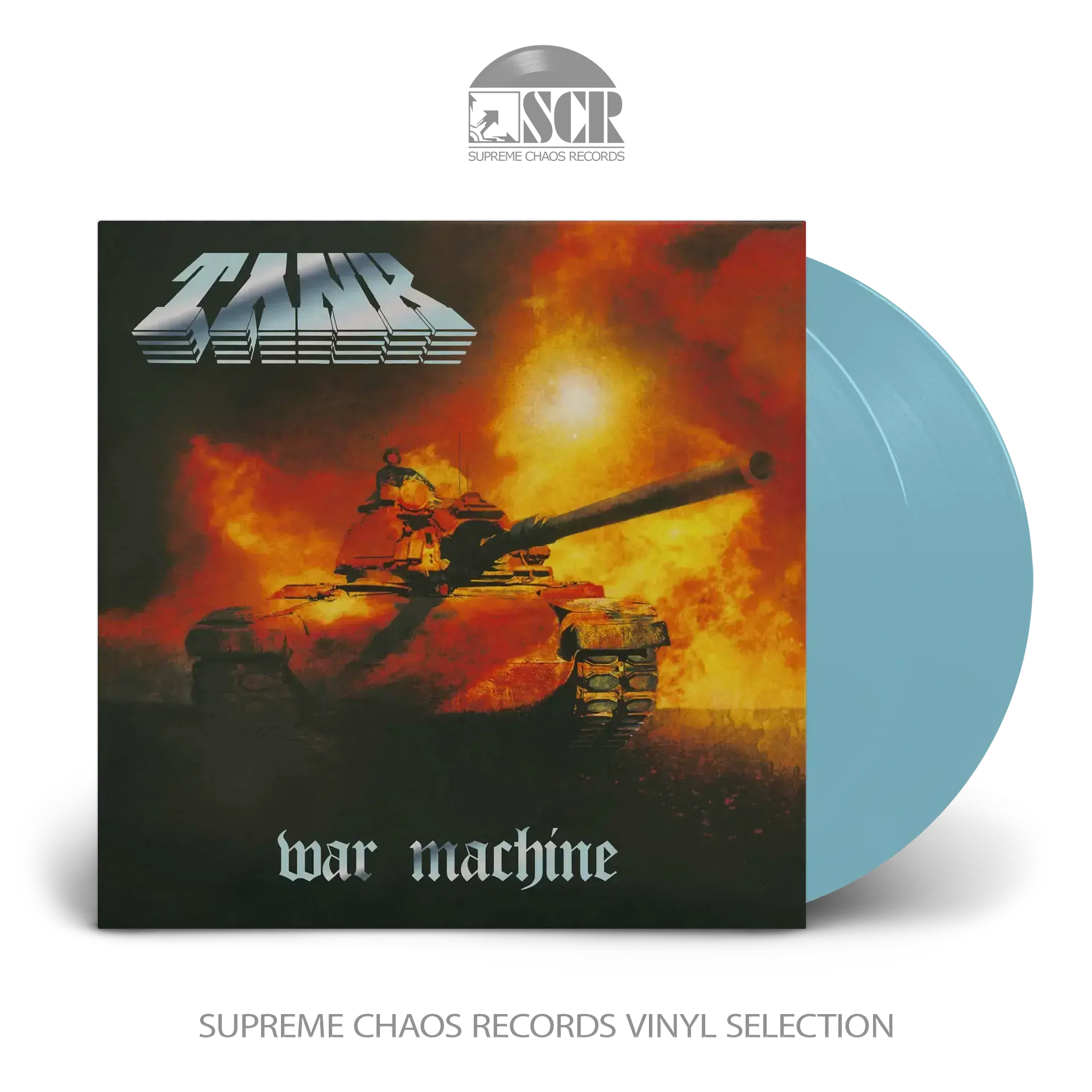 TANK · War Machine | ELECTRIC BLUE 2LP (Heavy Metal/Thrash Metal Vinyl)