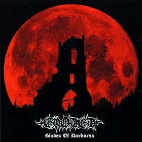 ERODED / DECREPITAPH · Blades Of Darkness/Thrones Of The Diabolical Ones | SPLIT 7" EP - BLACK EP (Death Metal Vinyl) · Picture 1