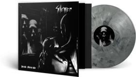 SILENCER · Death, Pierce Me | SILVER/WHITE/BLACK LP (Black Metal Vinyl) · Picture 3