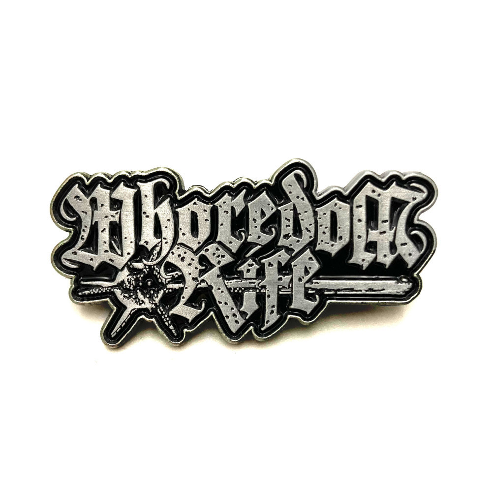 WHOREDOM RIFE · Logo Pin | METAL PIN (Black Metal Others)