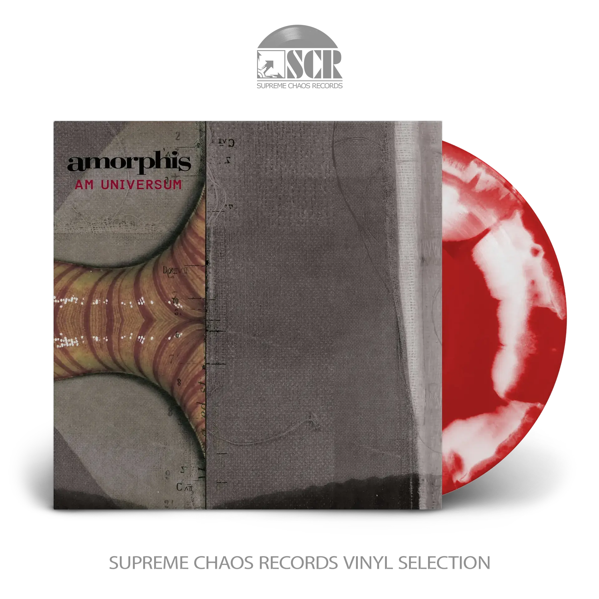 AMORPHIS · Am Universum | BONE WHITE/OXBLOOD GALAXY LP (Progressive Metal Vinyl)