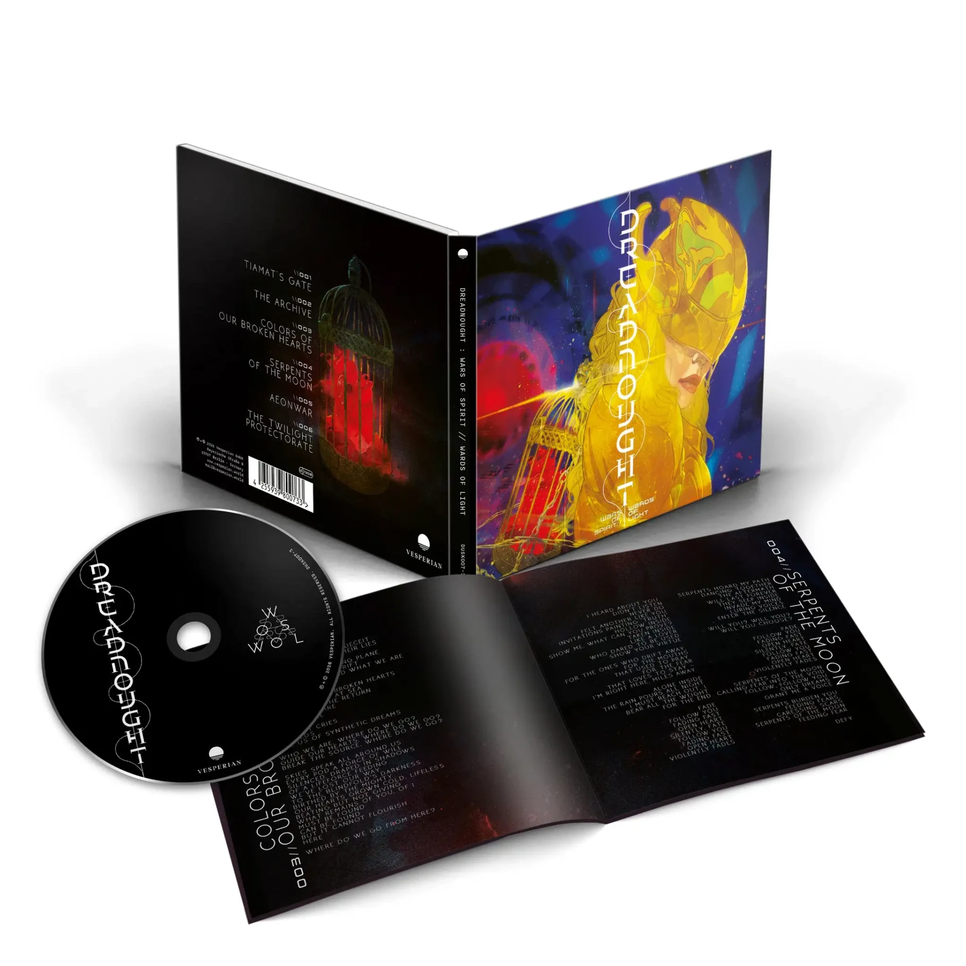 DREADNOUGHT - Wars of Spirit // Wards of Light [DIGIPAK CD] (Progressive Metal CDs) · Picture 2