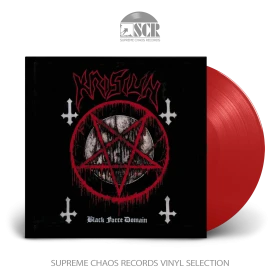 KRISIUN · Black Force Domain | TRANSPARENT RED LP (Death Metal Vinyl)