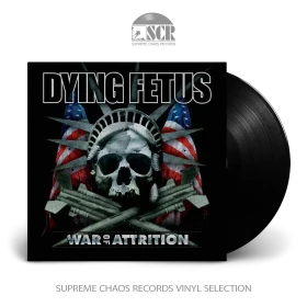 DYING FETUS · War Of Attrition | BLACK LP (Death Metal Vinyl)