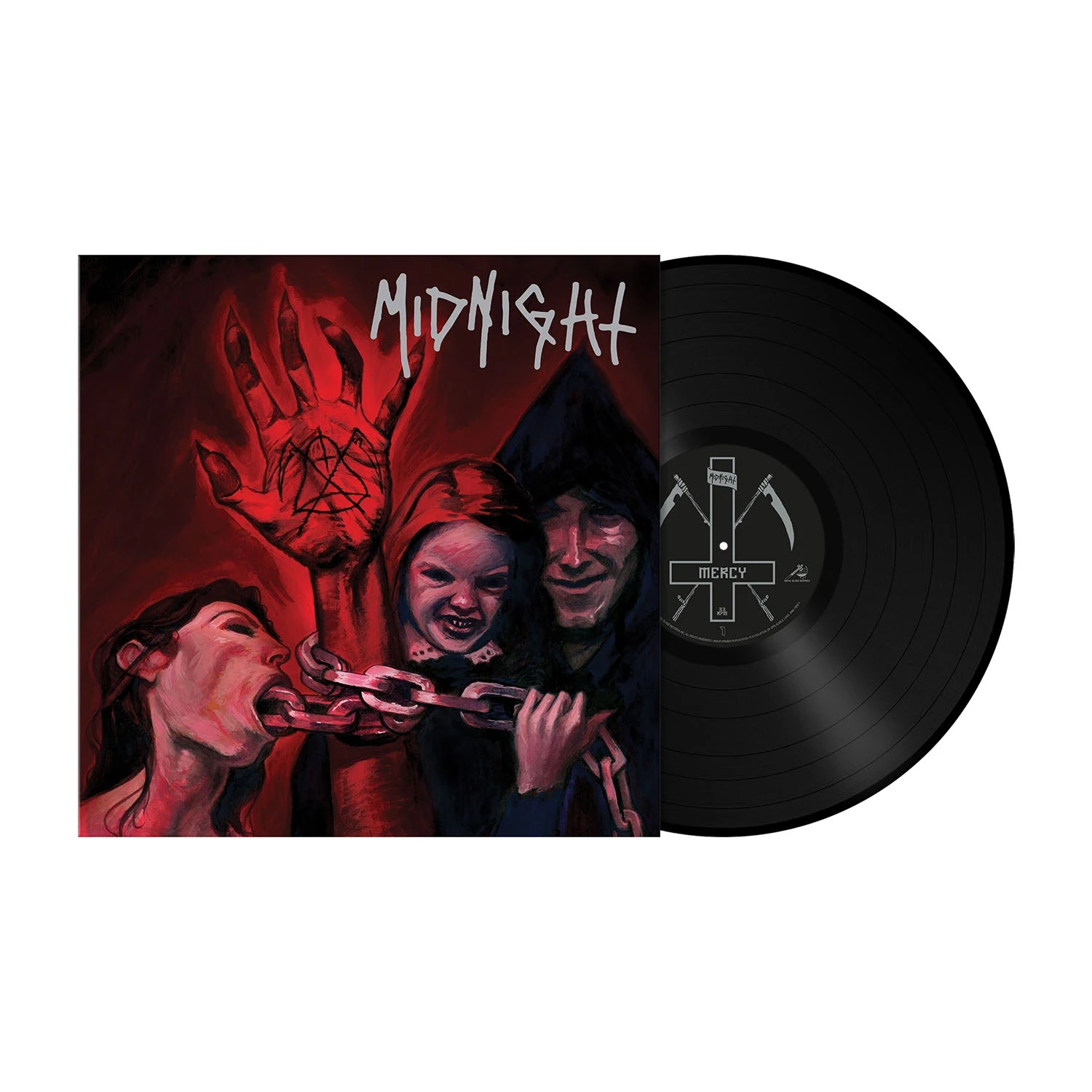 MIDNIGHT · No Mercy For Mayhem | BLACK LP (Thrash Metal/Black Metal Vinyl) · Picture 2