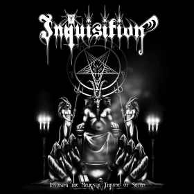INQUISITION · Invoking the Majestic Throne of Satan | GOLD LP (Black Metal Vinyl) · Picture 1