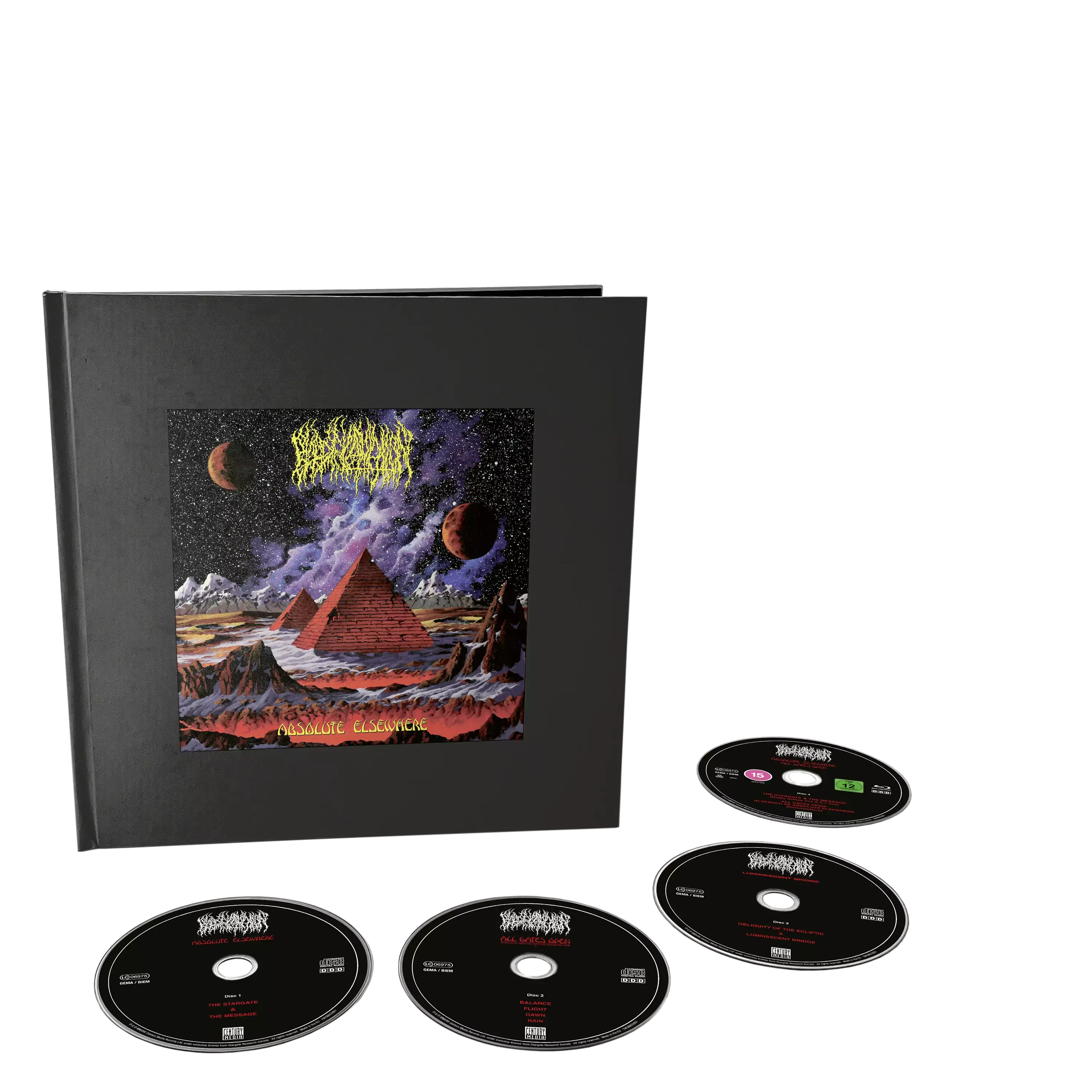 BLOOD INCANTATION · Absolute Elsewhere | LIMITED DELUXE 3CD + BLU-RAY ARTBOOK (Cosmic Death Metal CDs)