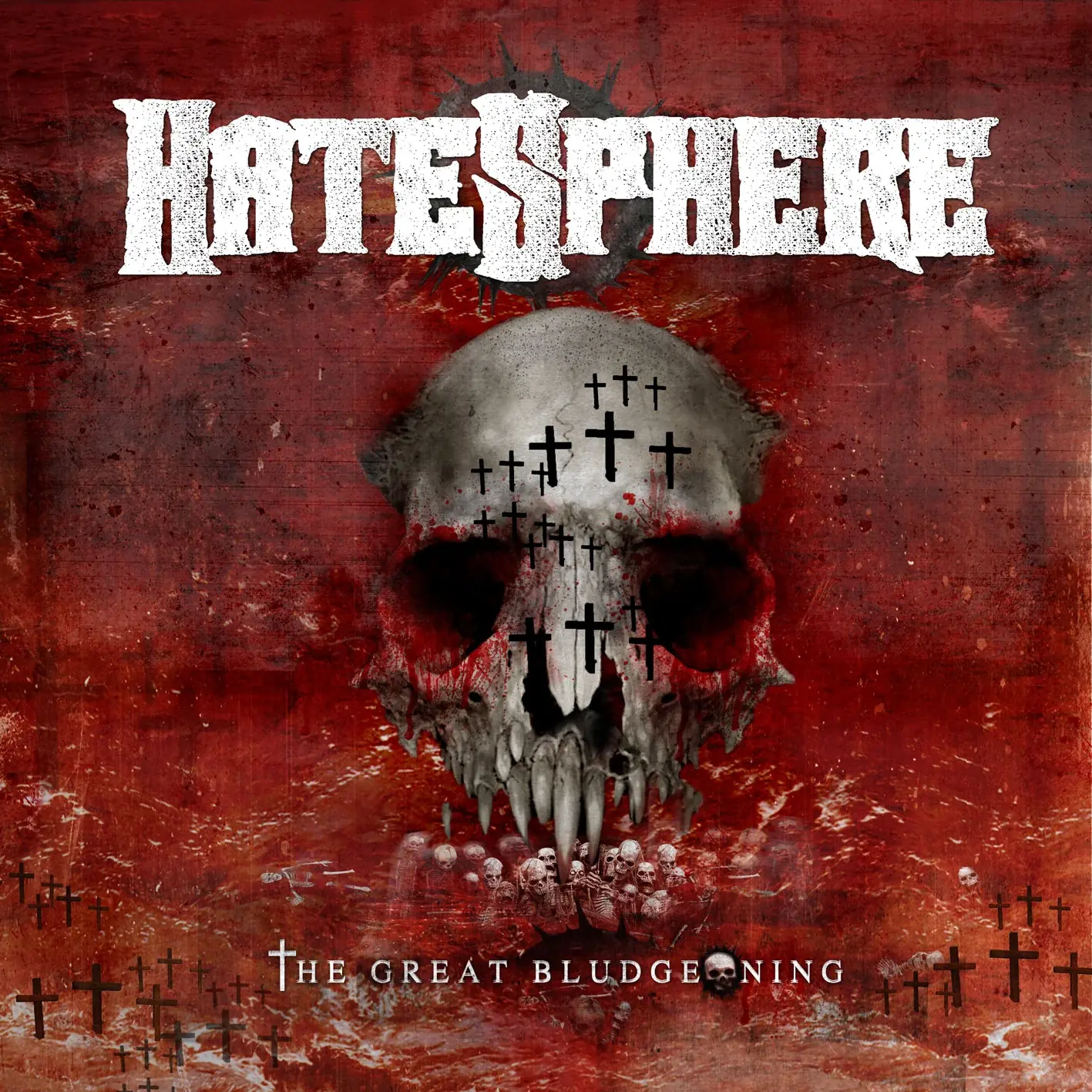 HATESPHERE · The Great Bludgeoning (B-Stock) | TRANSPARENT RED LP (Thrash Metal Vinyl) · Picture 1