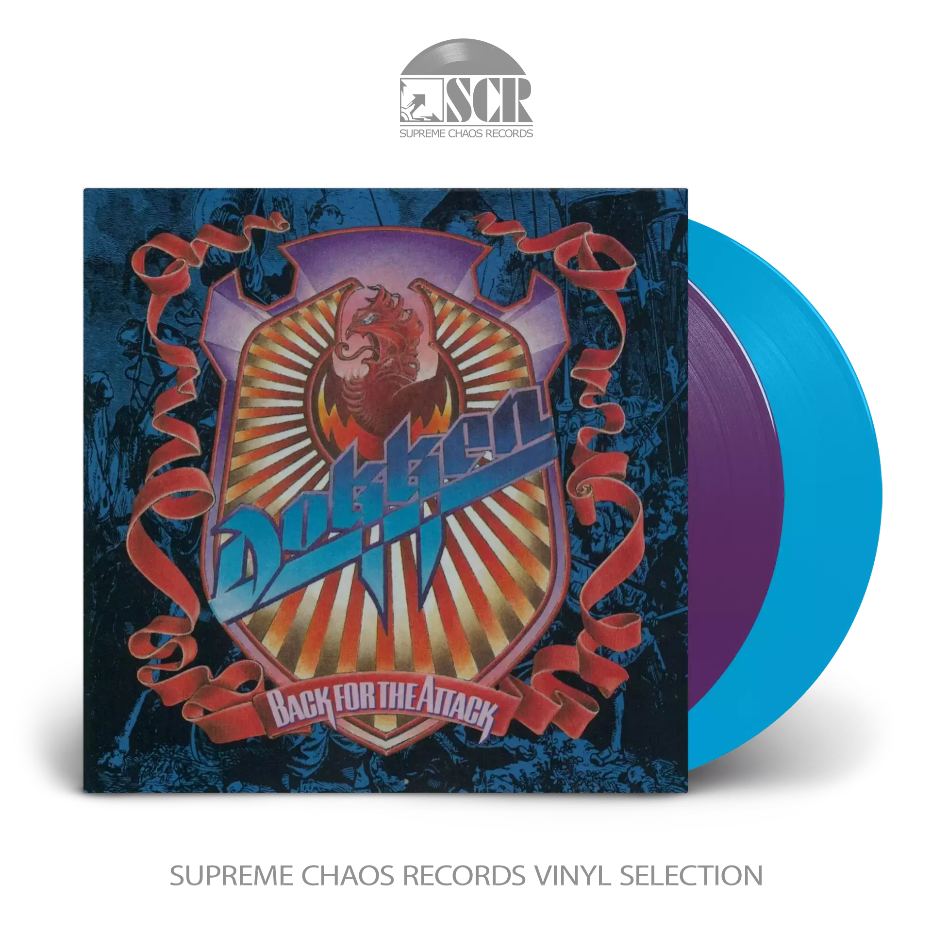 DOKKEN · Back For The Attack | MAGENTA/SKY BLUE 2LP (Hard Rock Vinyl)