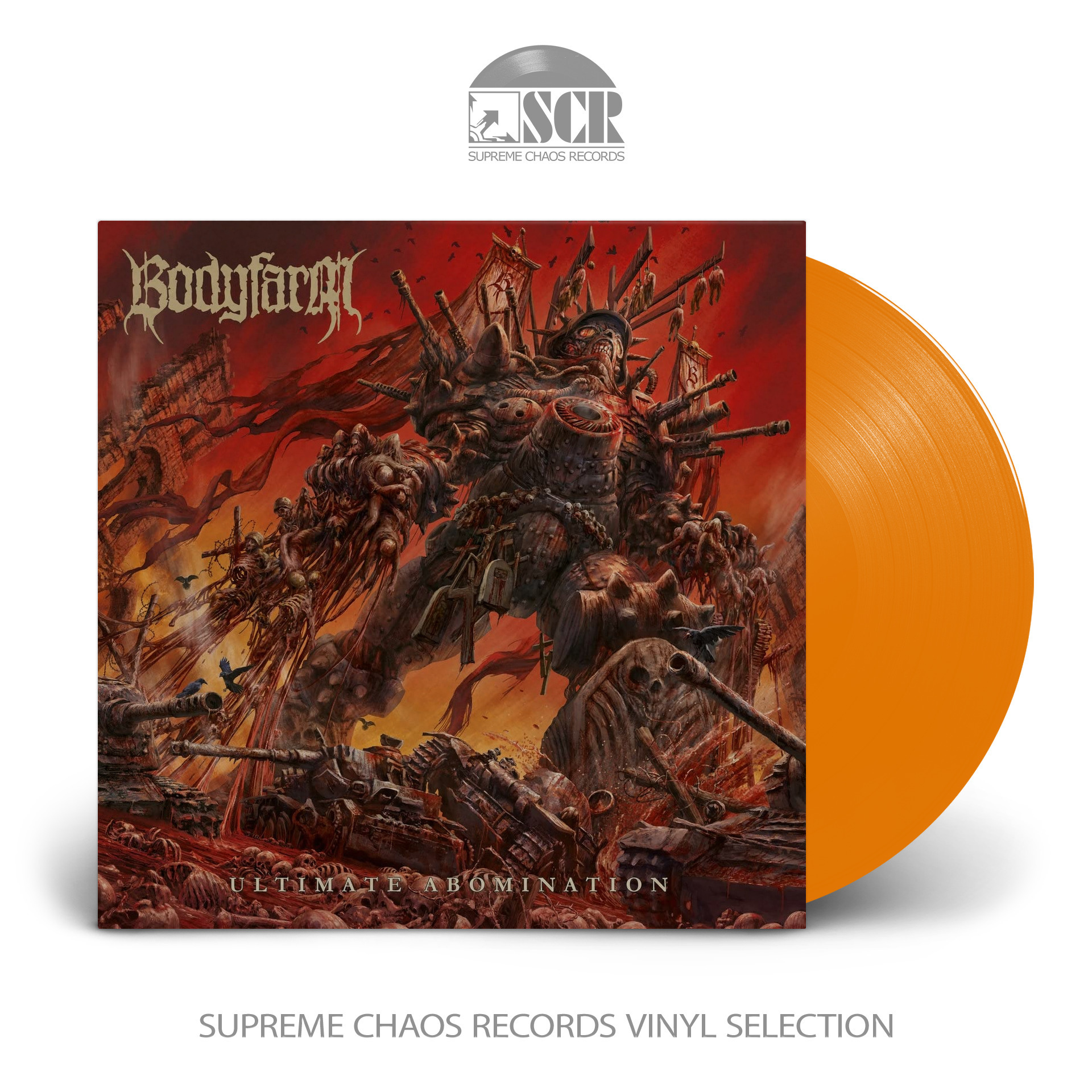 BODYFARM · Ultimate Abomination | TRANSPARENT ORANGE LP (Death Metal Vinyl)