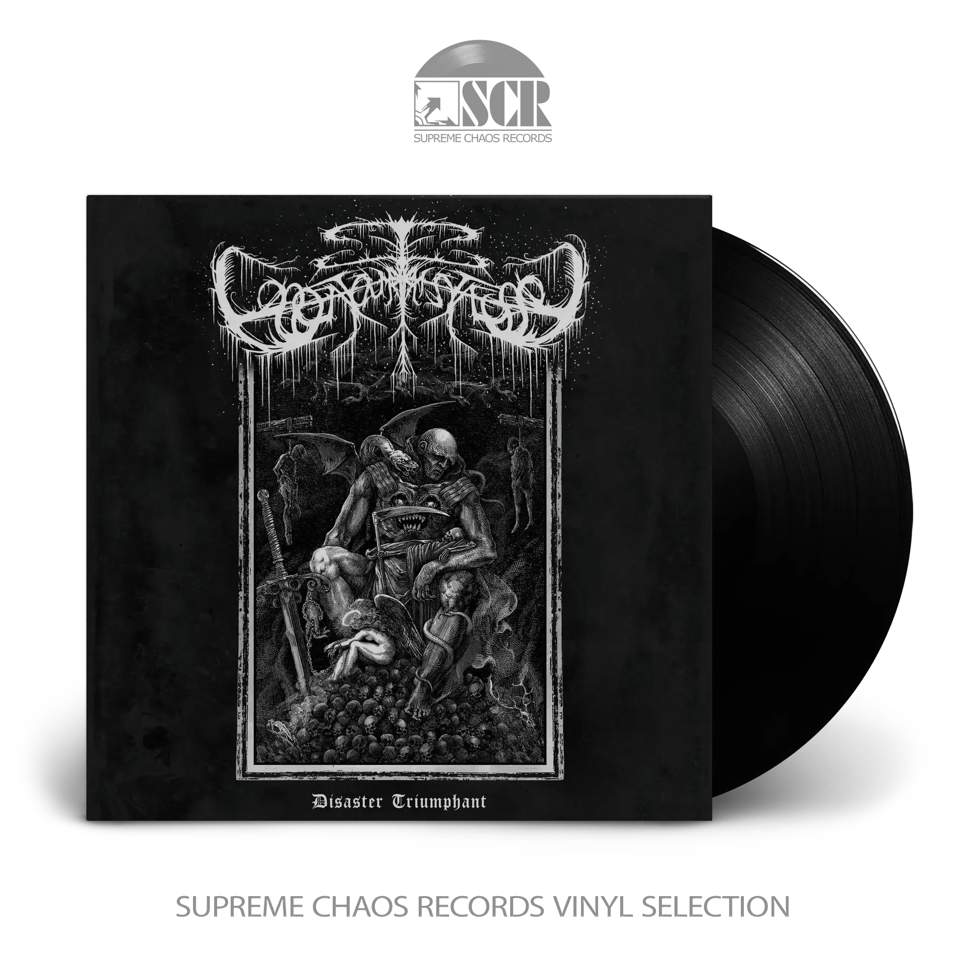 BONJOUR TRISTESSE · Disaster Triumphant | BLACK LP (Black Metal Vinyl)