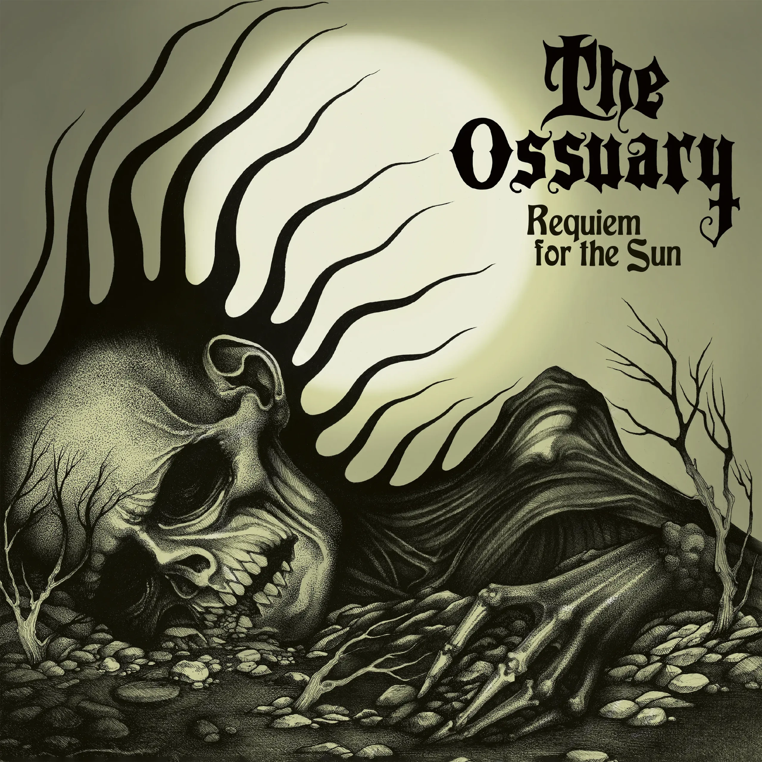 THE OSSUARY - Requiem For The Sun · BLACK LP (Doom Metal/Doom Rock/Occult Rock Vinyl) · Picture 1