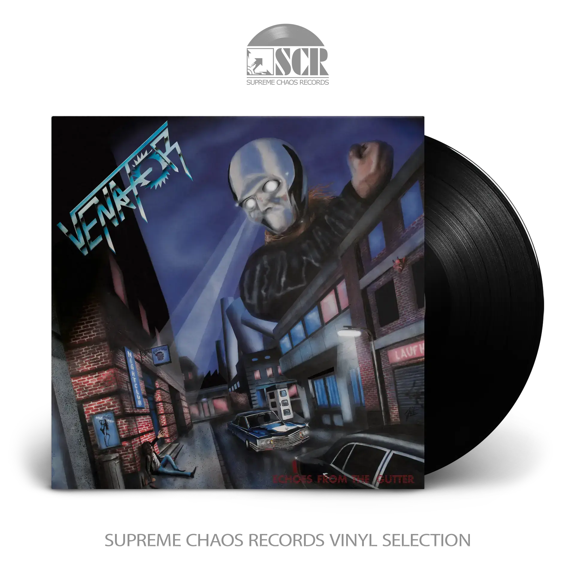 VENATOR - Echoes From The Gutter · BLACK LP (Heavy Metal Vinyl)