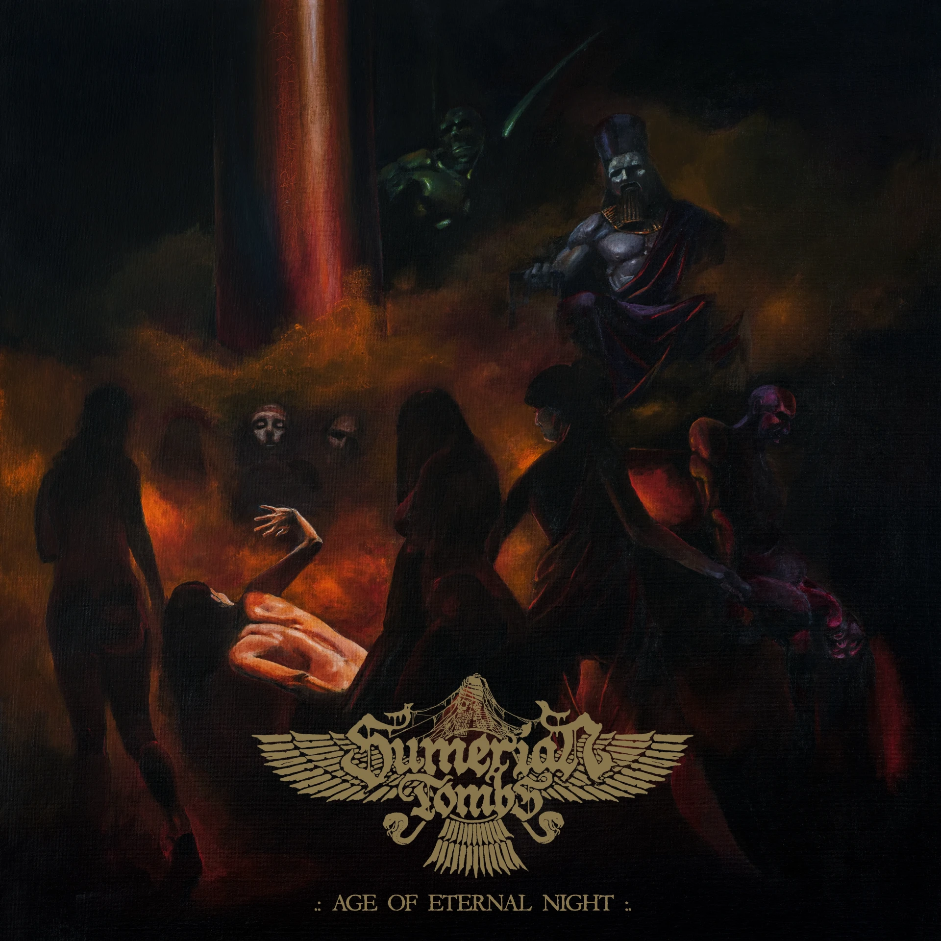 SUMERIAN TOMBS · Age Of Eternal Night | GOLD LP (Black Metal/Death Metal Vinyl) · Picture 1