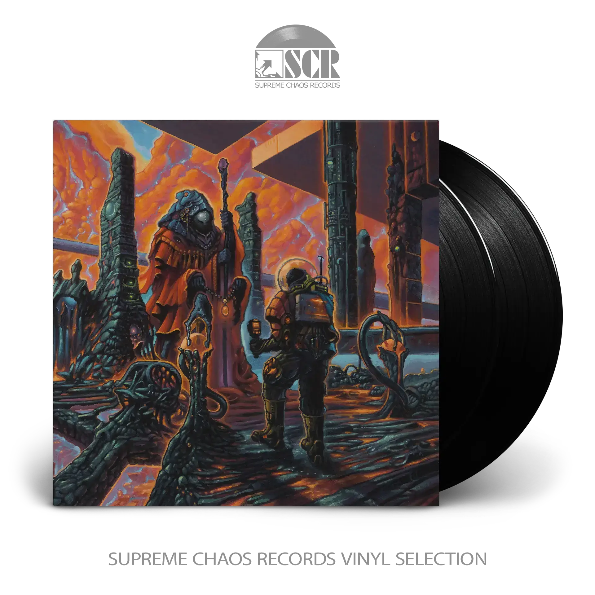 CRYPTIC SHIFT · Overspace & Supertime | BLACK 2LP (Progressive Metal/Death Metal Vinyl)