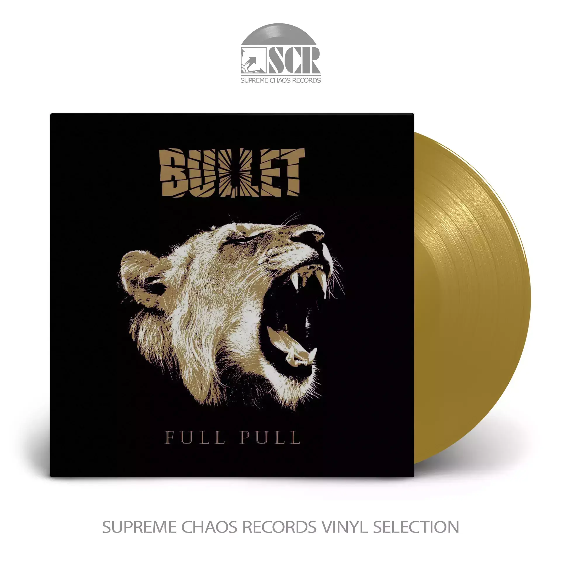 BULLET - Full Pull · GOLD LP (Hard Rock Vinyl)
