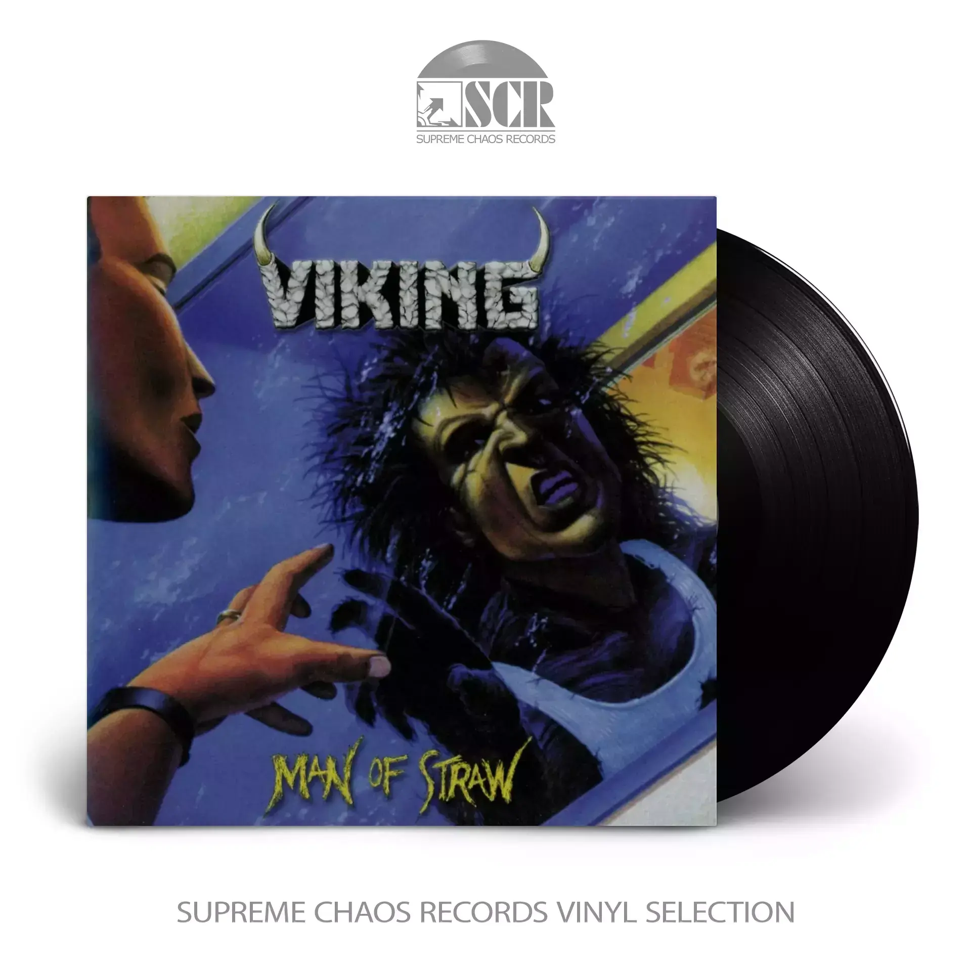 VIKING - Man of Straw · BLACK LP (Thrash Metal Vinyl)