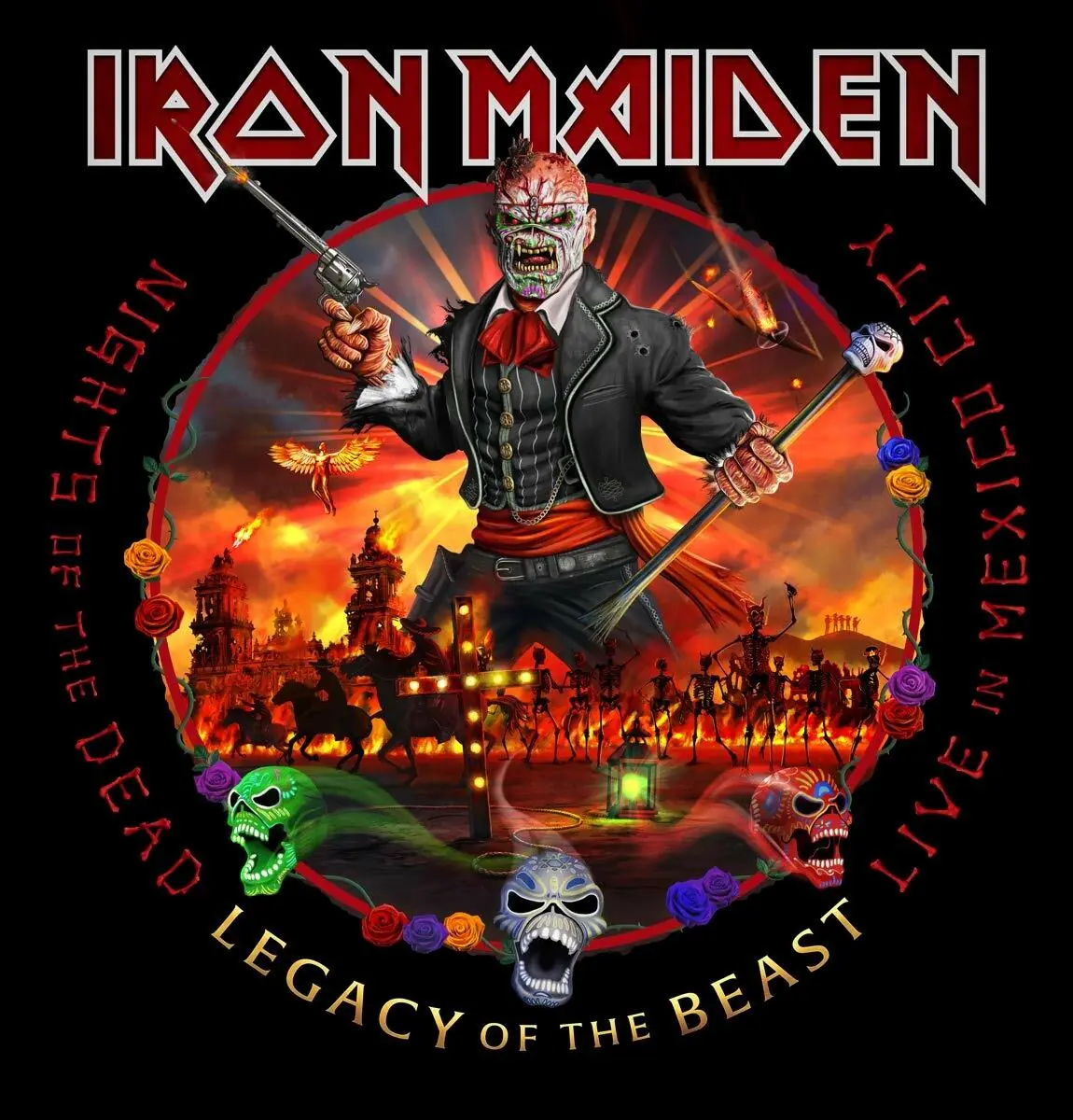 IRON MAIDEN · Nights Of The Dead - Legacy Of The Beast - Live In Mexico City | BLACK 3LP (Heavy Metal Vinyl) · Picture 1
