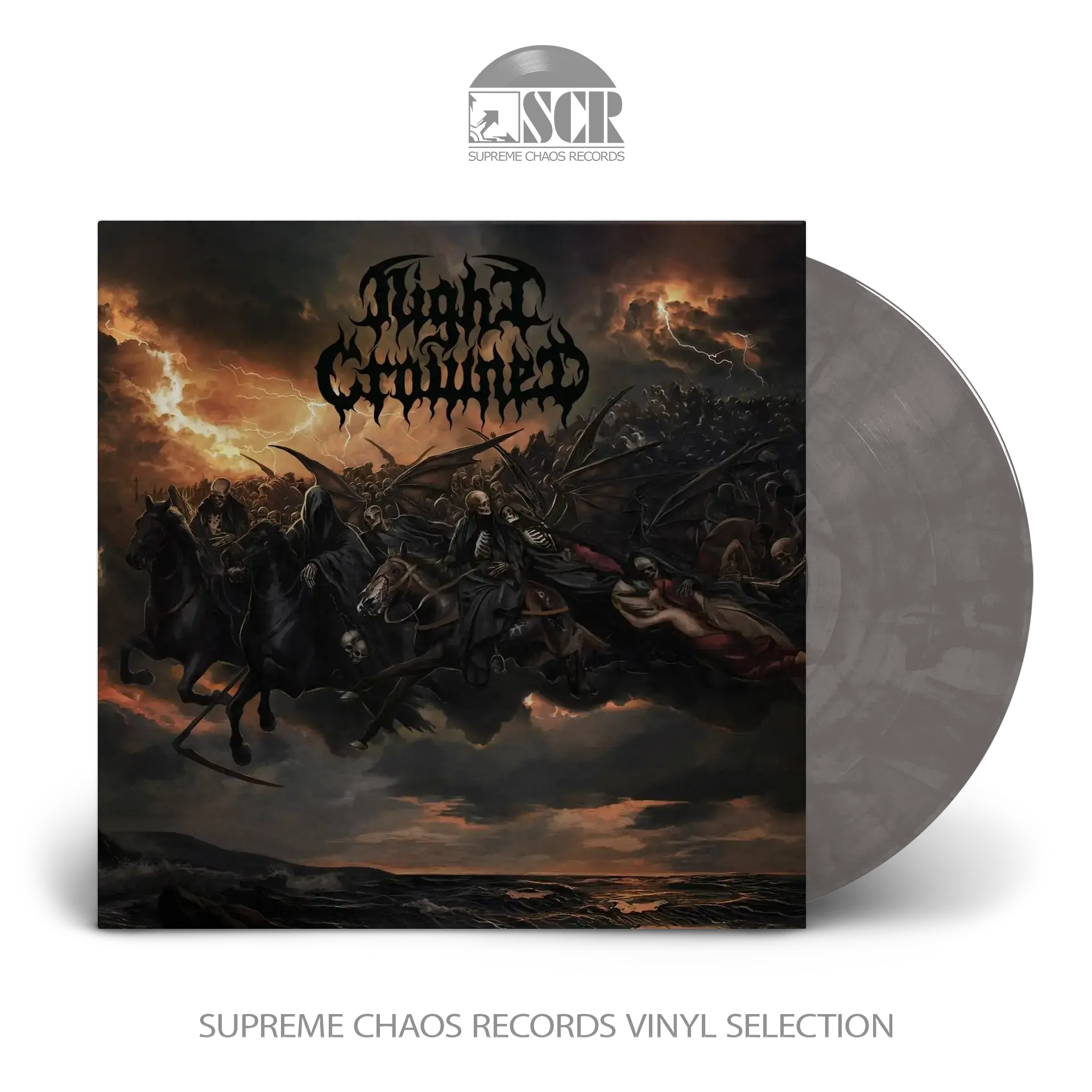 NIGHT CROWNED · Tales | TRANSPARENT/CRYSTAL MARBLED LP (Black Metal Vinyl)