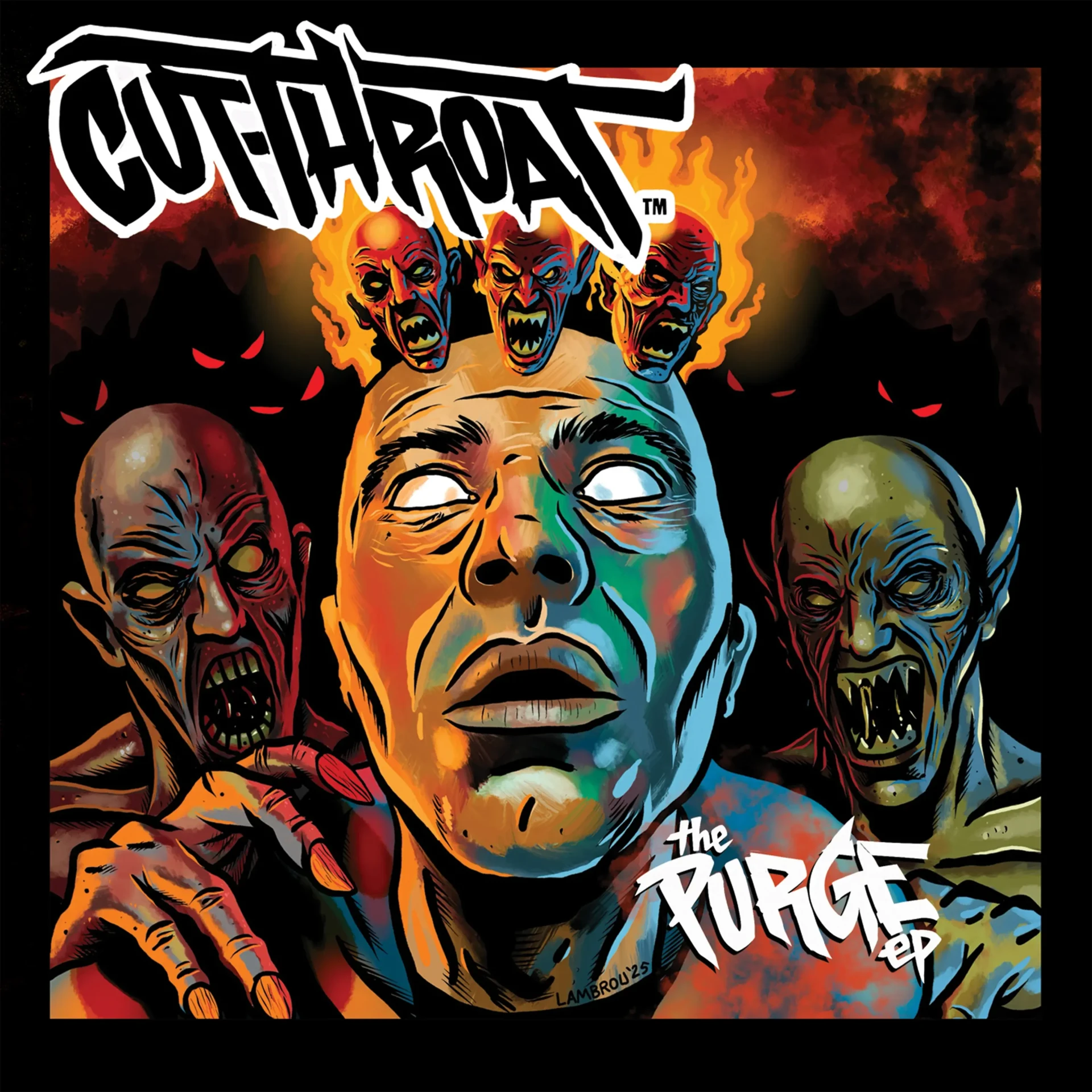 CUTTHROAT · The Purge | BLACK LP (Hardcore Vinyl) · Picture 1