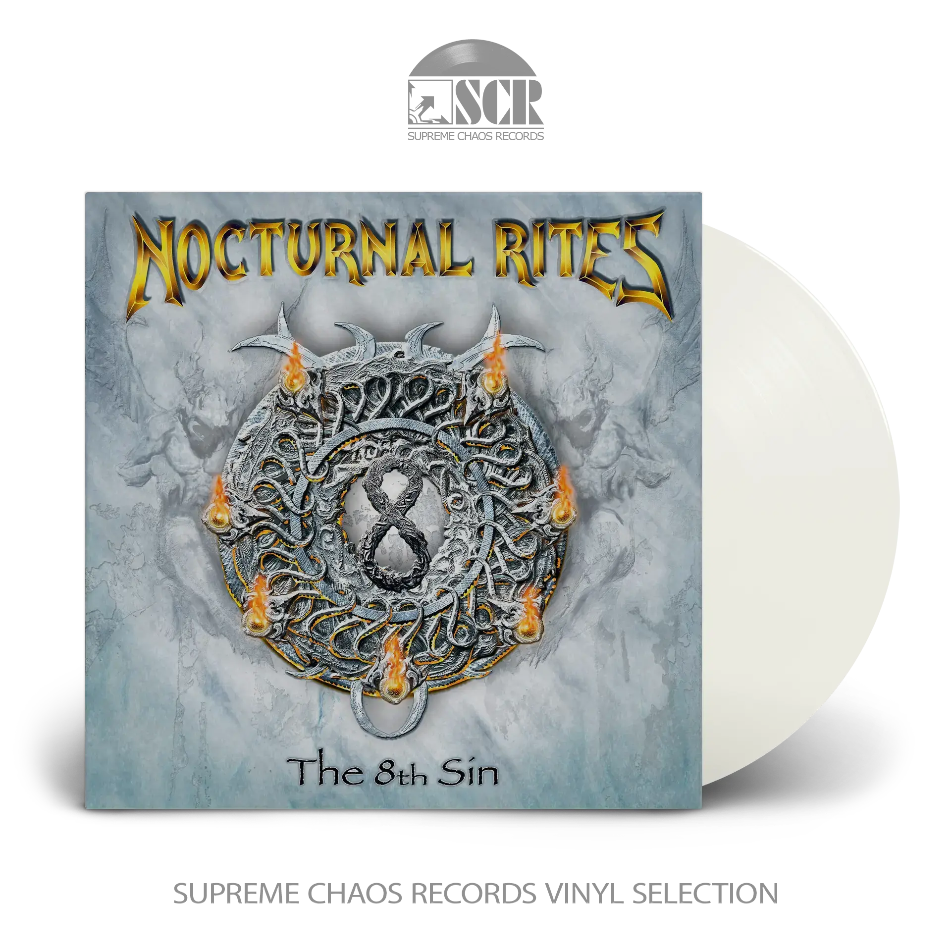 NOCTURNAL RITES - The 8th Sin (Re-Release) [CLEAR LP] (Heavy Metal Vinyl)