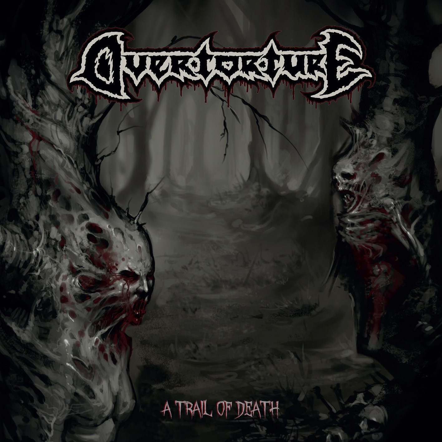 OVERTORTURE · A Trail Of Death | BLACK LP (Death Metal Vinyl) · Picture 1