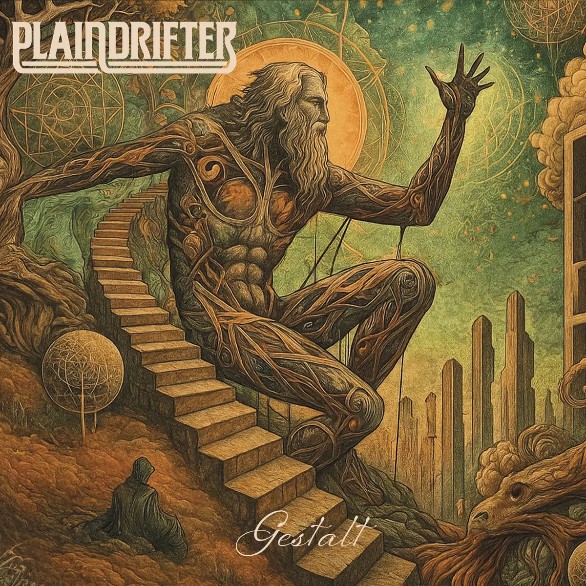PLAINDRIFTER · Gestalt | GREEN MARBLE LP (Stoner Rock Vinyl) · Picture 1