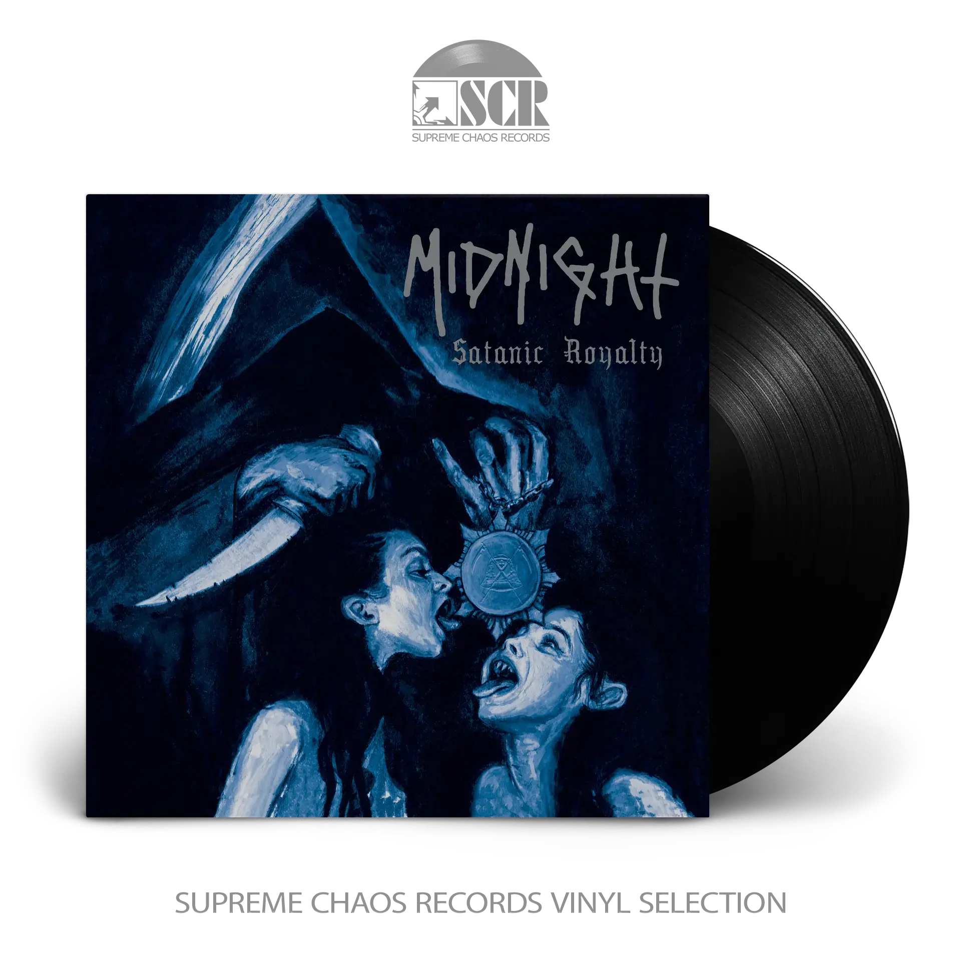 MIDNIGHT · Satanic Royalty | BLACK LP (Black Metal Vinyl)