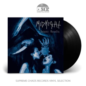 MIDNIGHT · Satanic Royalty | BLACK LP (Black Metal Vinyl)