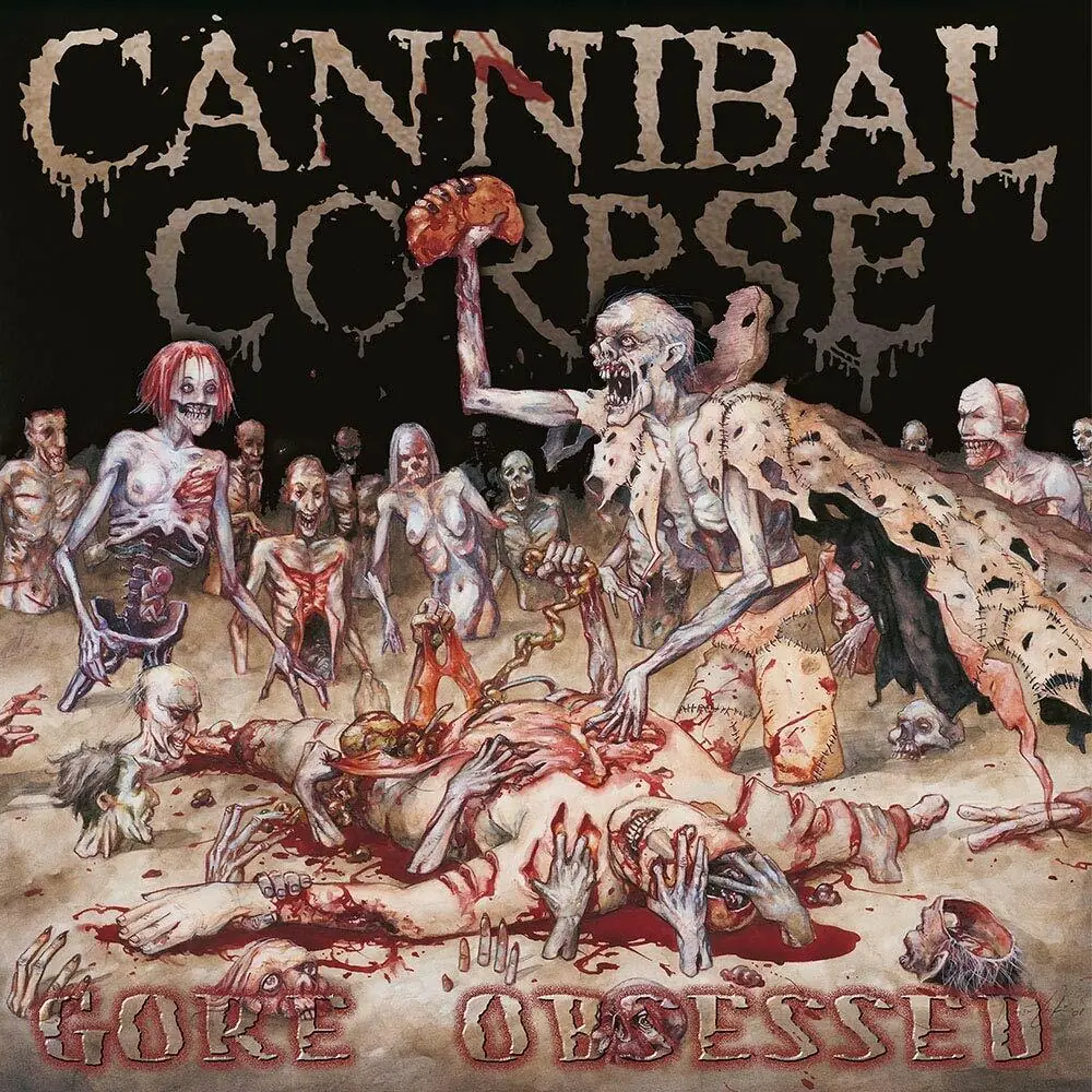 CANNIBAL CORPSE · Gore Obsessed | BLACK LP (Death Metal Vinyl) · Picture 1