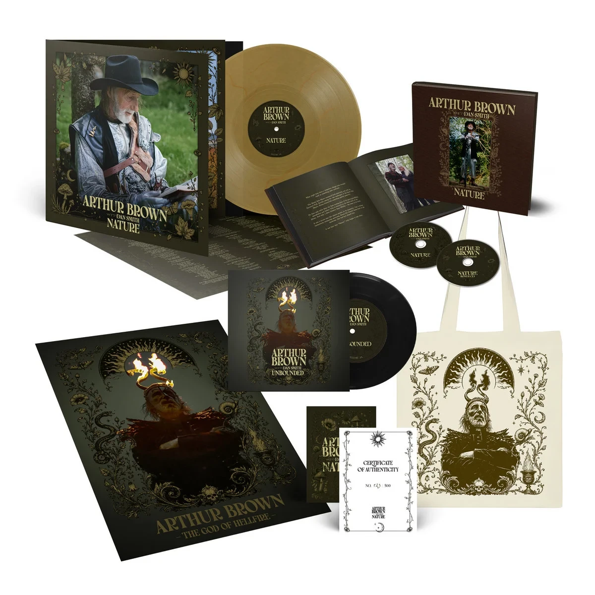 ARTHUR BROWN · Nature Bundle | MARBLED LP+2CD BOXSET (Blues Rock Vinyl)