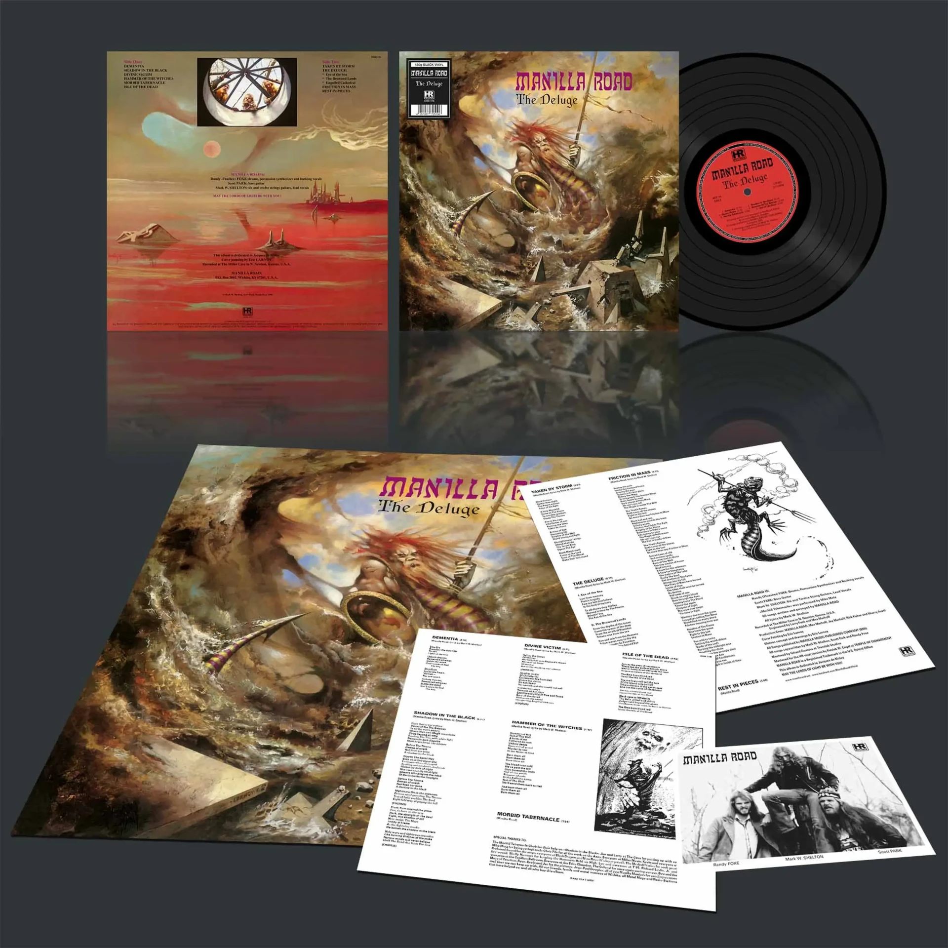 MANILLA ROAD · The Deluge (2026) | BLACK LP (Heavy Metal Vinyl) · Picture 2